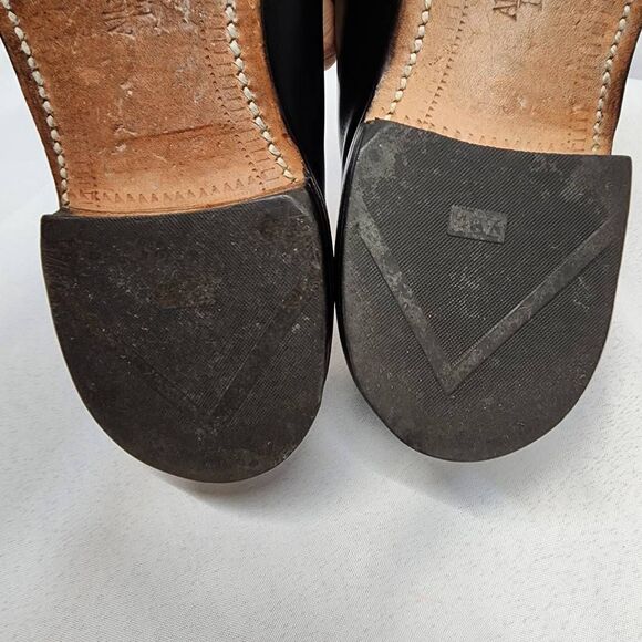Allen Edmonds Grayson Tassel Loafers Black Leather Mens 11.5 A USA main image 13